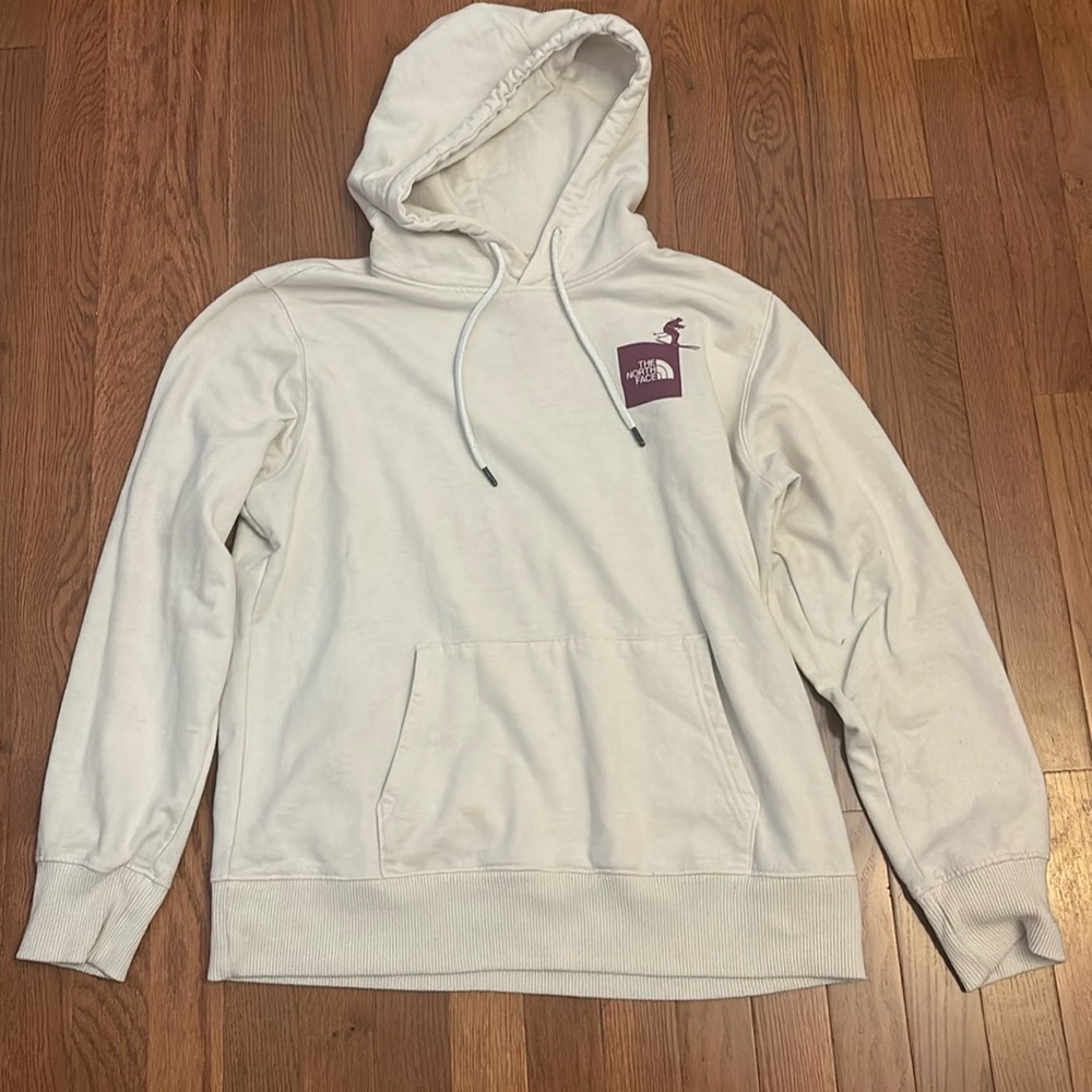 Tan color, comfy, barely worn, small stain on pocket.